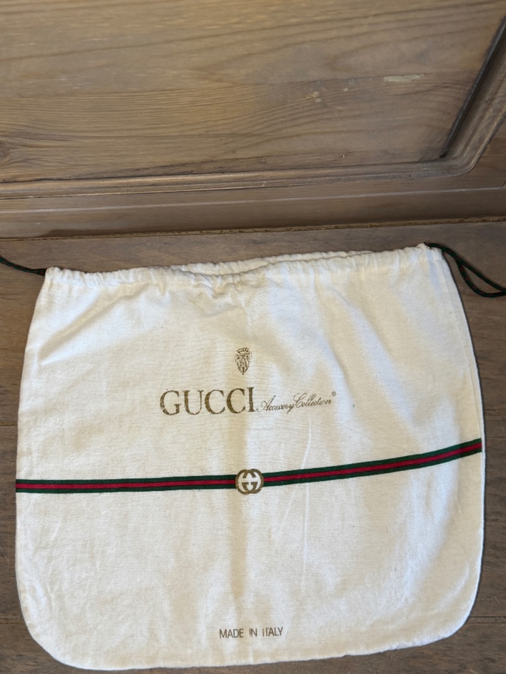Authentic Gucci Dust Bag 15x11 Inch Very Good Condition No Purse